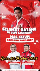 Andi Ichsan : Ketua DPP PSI Kaesang Pangarep Selamat Datang di Bumi Lasinrang
