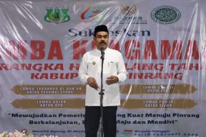 Pj. Bupati Pinrang Buka Lomba Keagamaan HUT ke-65 Kabupaten Pinrang, Tekankan Penguatan Nilai Islami di Masyarakat