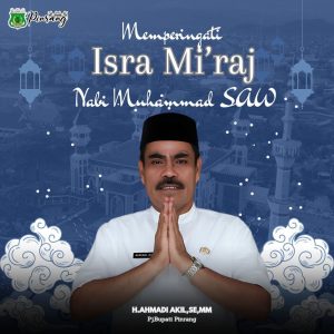 Pj. Bupati Pinrang Ajak Warga Peringati Isra Mi’raj