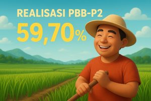 Realisasi PBB-P2 di Kabupaten Pinrang Tembus 59,70% per Akhir Agustus 2025